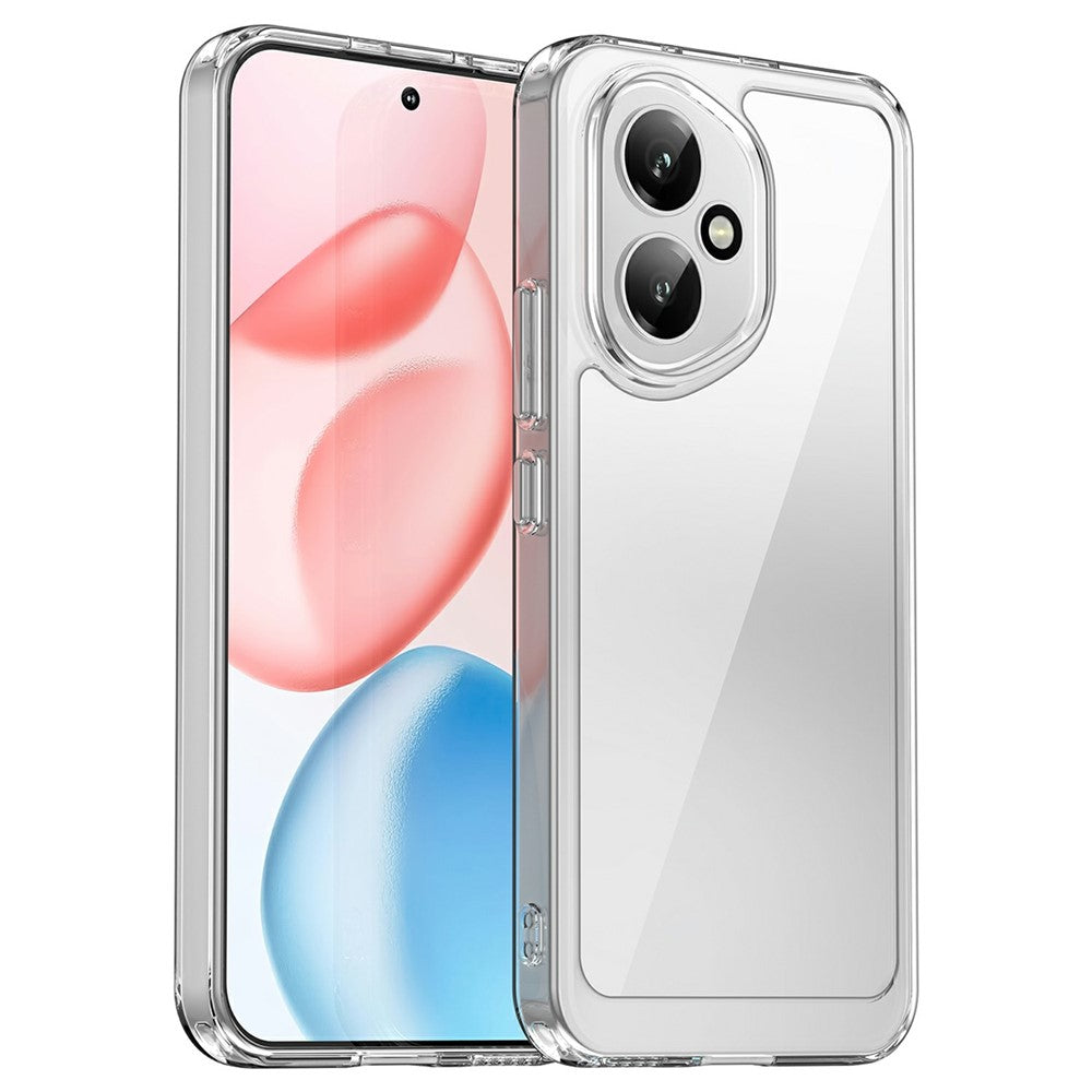 Honor 400 5G (Global) Transparente Handyhülle – Stoßfeste Rückseite, aus TPU & Acryl
