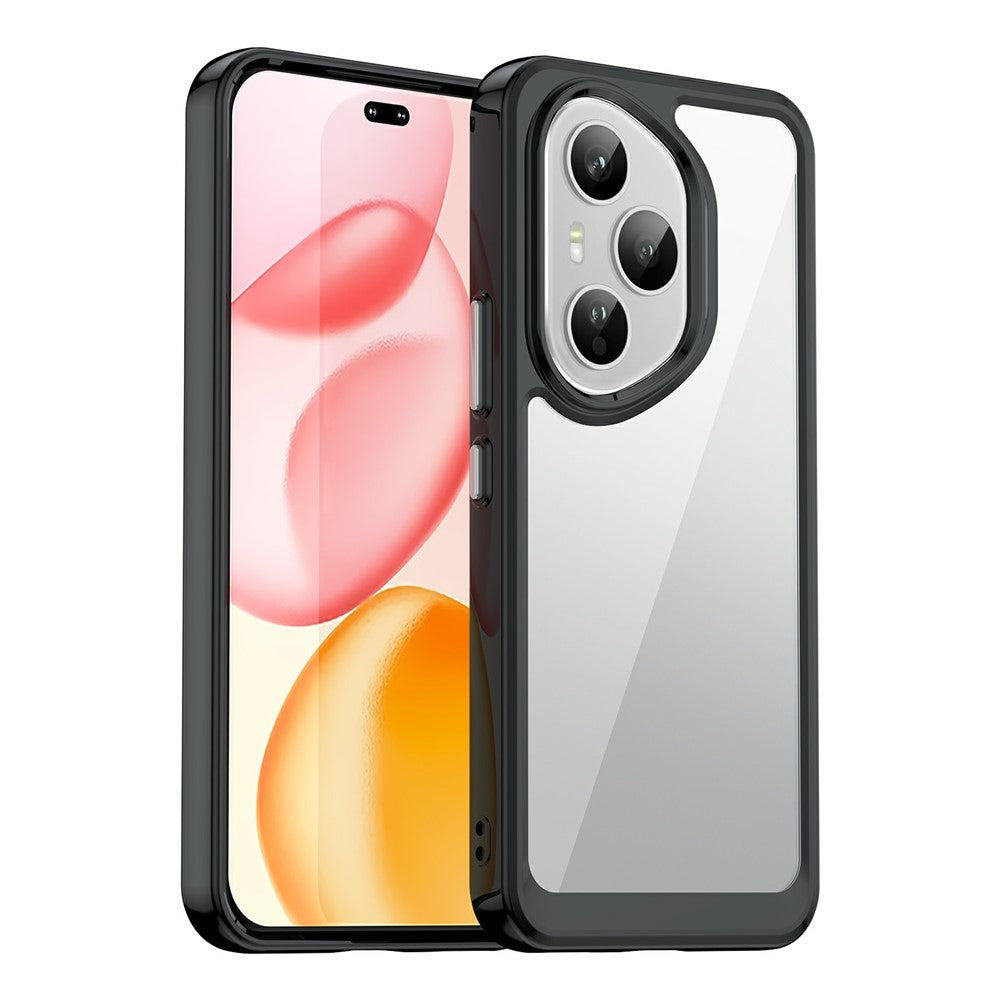 Honor 400 Pro 5G (Global) Transparente Handyhülle – Stoßfeste Rückseite, aus TPU & Acryl