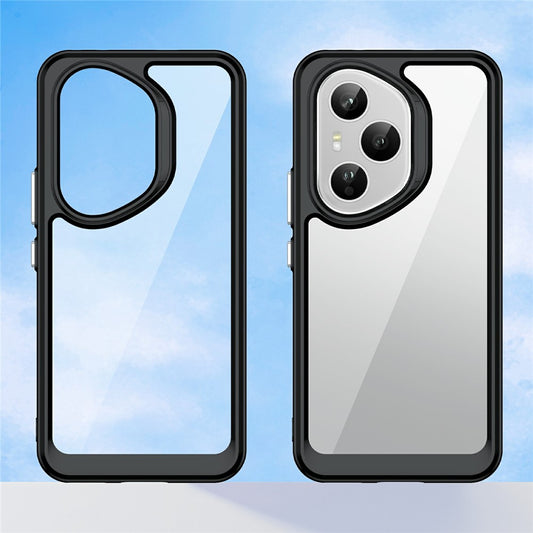 Honor 400 Pro 5G (Global) Transparente Handyhülle – Stoßfeste Rückseite, aus TPU & Acryl
