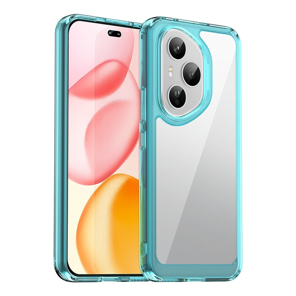 Honor 400 Pro 5G (Global) Transparente Handyhülle – Stoßfeste Rückseite, aus TPU & Acryl