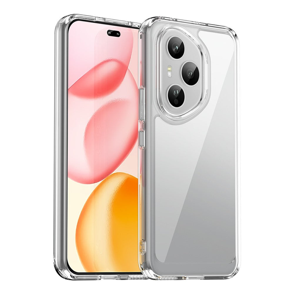 Honor 400 Pro 5G (Global) Transparente Handyhülle – Stoßfeste Rückseite, aus TPU & Acryl