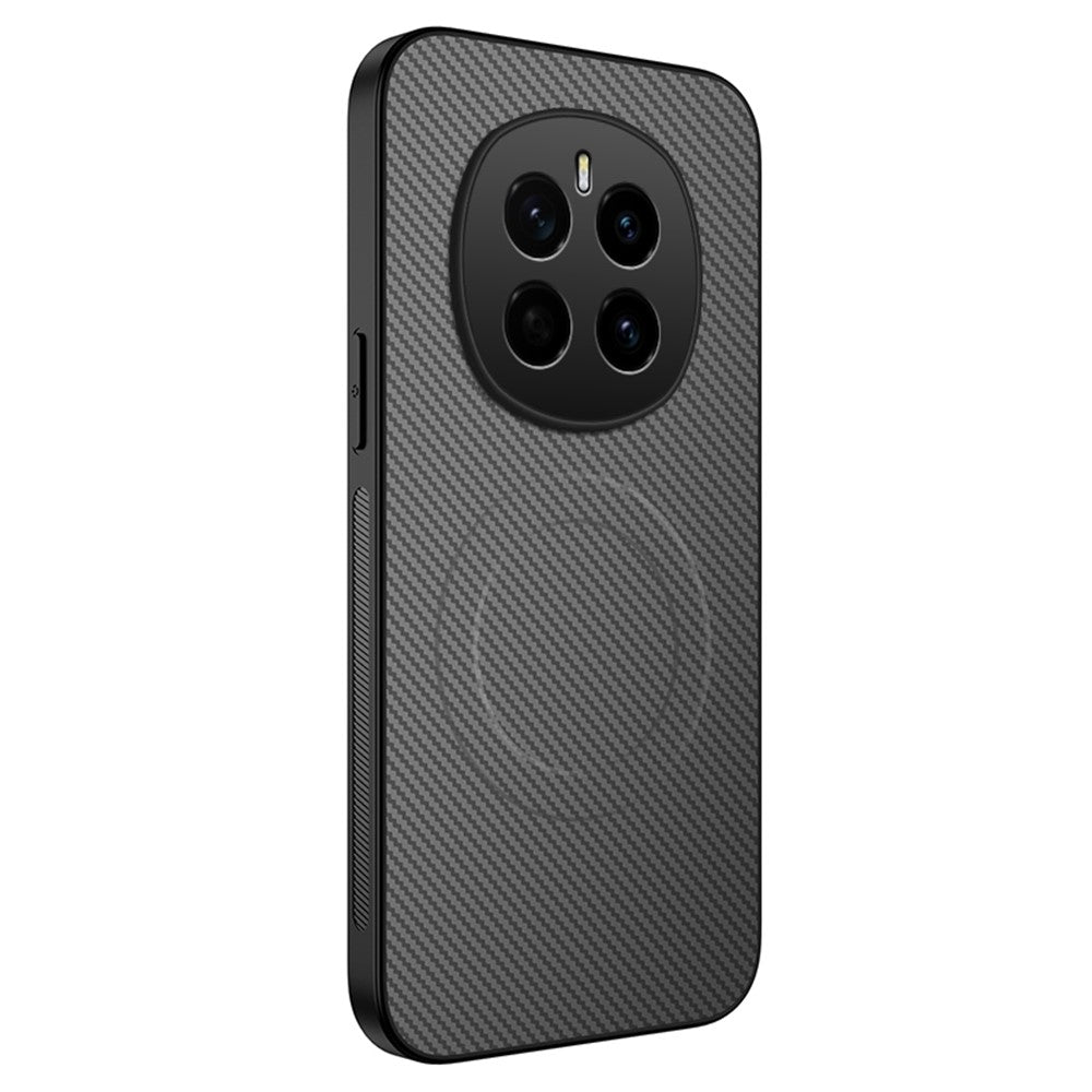 WANLONFENG For Honor Magic7 5G Magnetic Case  TQ Series Carbon Fiber Texture PC TPU Phone Cover