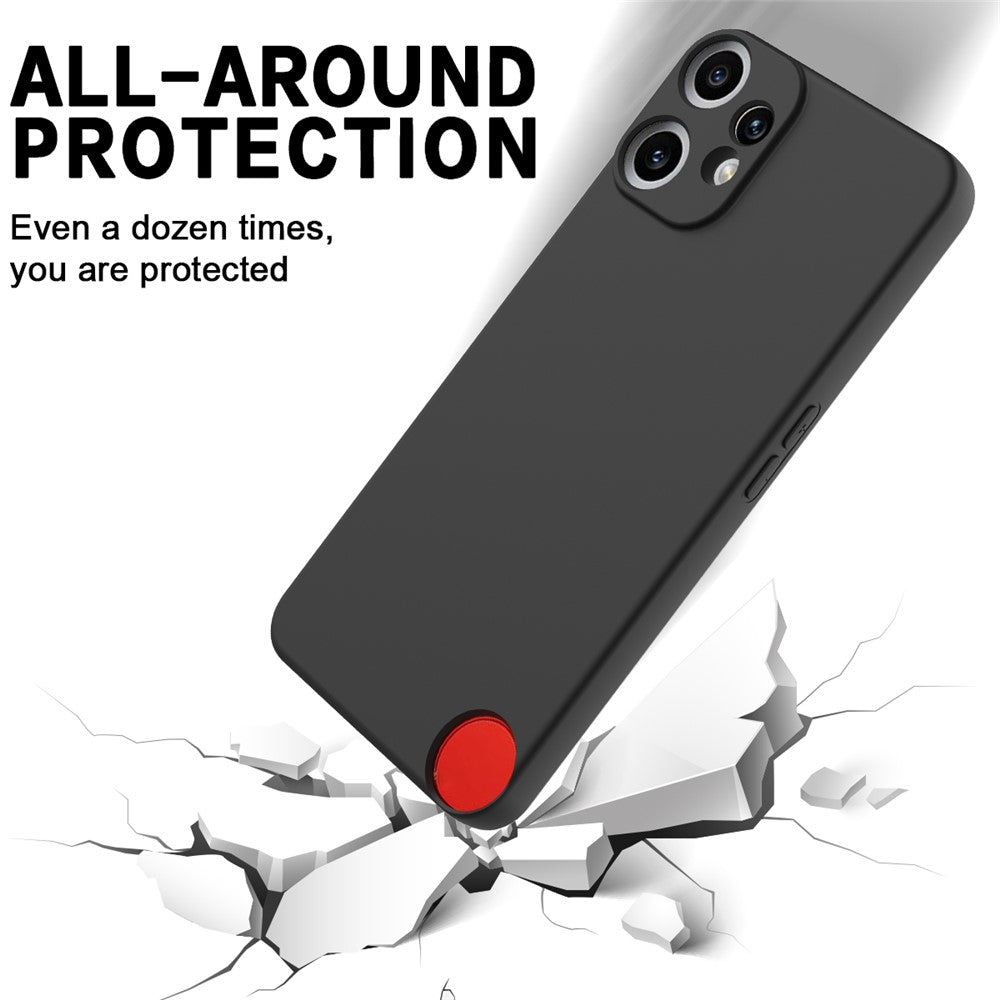 For Nothing CMF Phone 2 Pro Liquid Silicone Case Phone Back Cover with Hand Strap