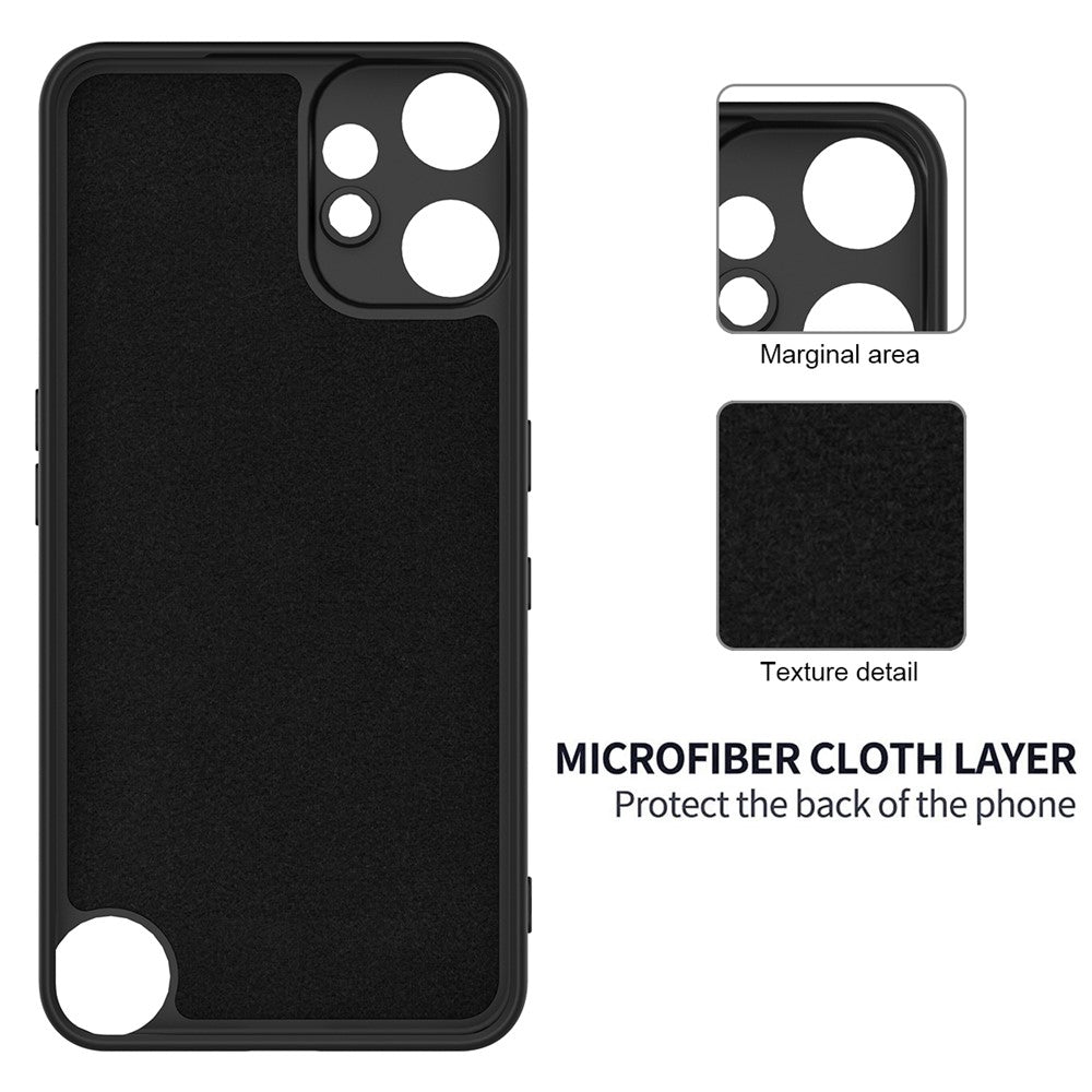 For Nothing CMF Phone 2 Pro Liquid Silicone Case Phone Back Cover with Hand Strap