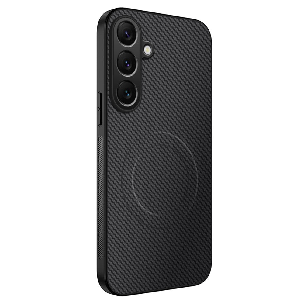 Galaxy A17 5G/4G / A26 5G Magnetische Hülle – mit sportlicher Carbonfaser-Optik
