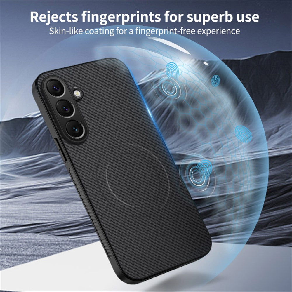 Galaxy A17 5G/4G / A26 5G Magnetische Hülle – mit sportlicher Carbonfaser-Optik