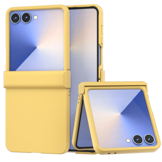 Galaxy Z Flip7 5G – Handyhülle aus Kunststoff, mit Scharnierschutz, mit Soft-Touch-Oberfläche