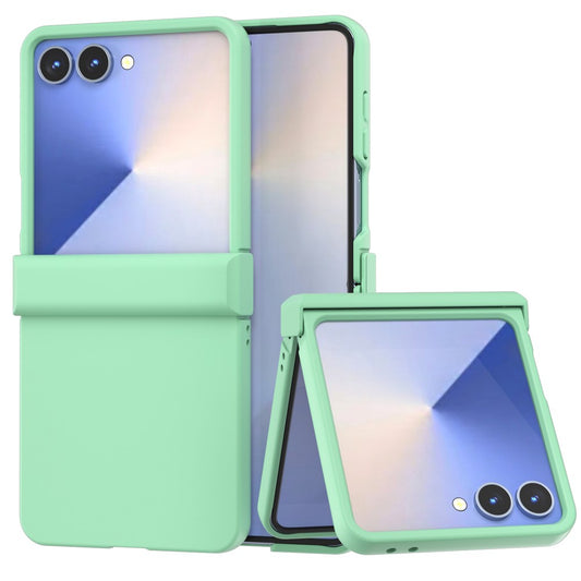 Galaxy Z Flip7 5G – Handyhülle aus Kunststoff, mit Scharnierschutz, mit Soft-Touch-Oberfläche
