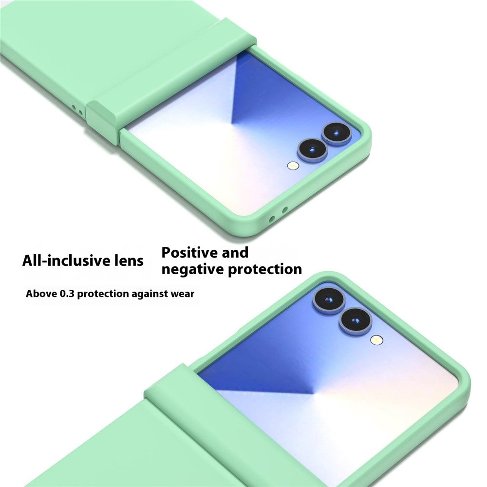 For Samsung Galaxy Z Flip7 5G Case Skin Feel PC Phone Cover with Hinge Protection