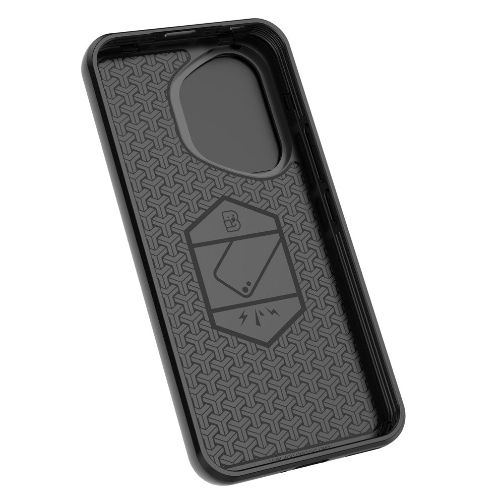 For Honor 400 Pro 5G (Global) Case PC + TPU Kickstand Phone Protector with Lens Cover