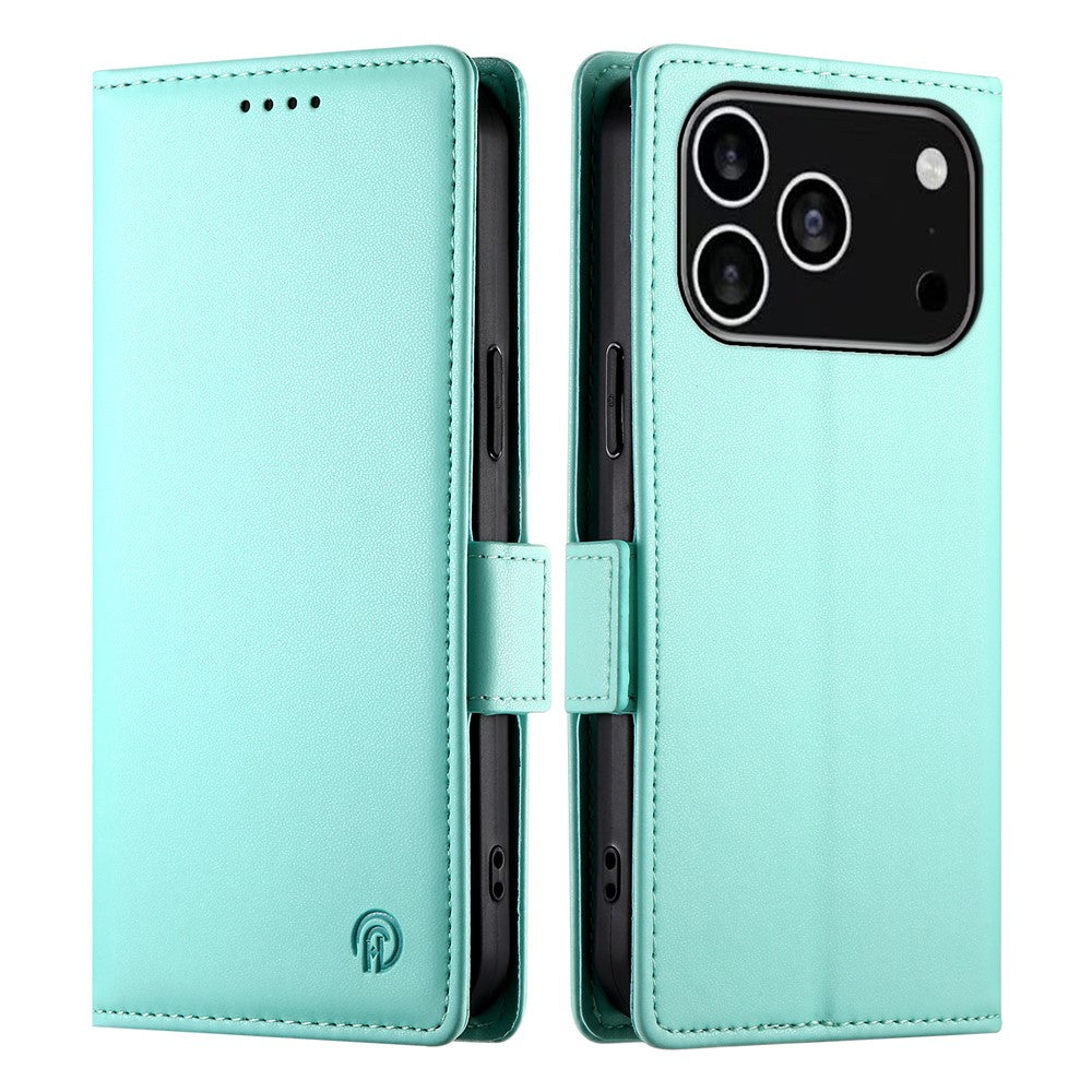 For iPhone 18 Pro / 17 Pro Stand Case PU Leather Wallet Phone Cover