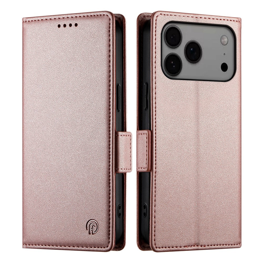 For iPhone 18 Pro Max / 17 Pro Max Stand Case PU Leather Wallet Phone Cover