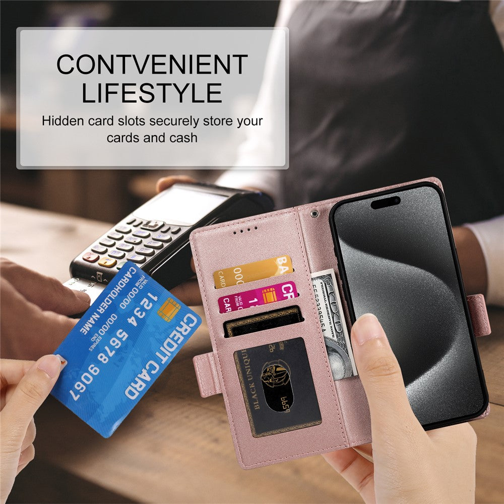 For iPhone 18 Pro Max / 17 Pro Max Stand Case PU Leather Wallet Phone Cover