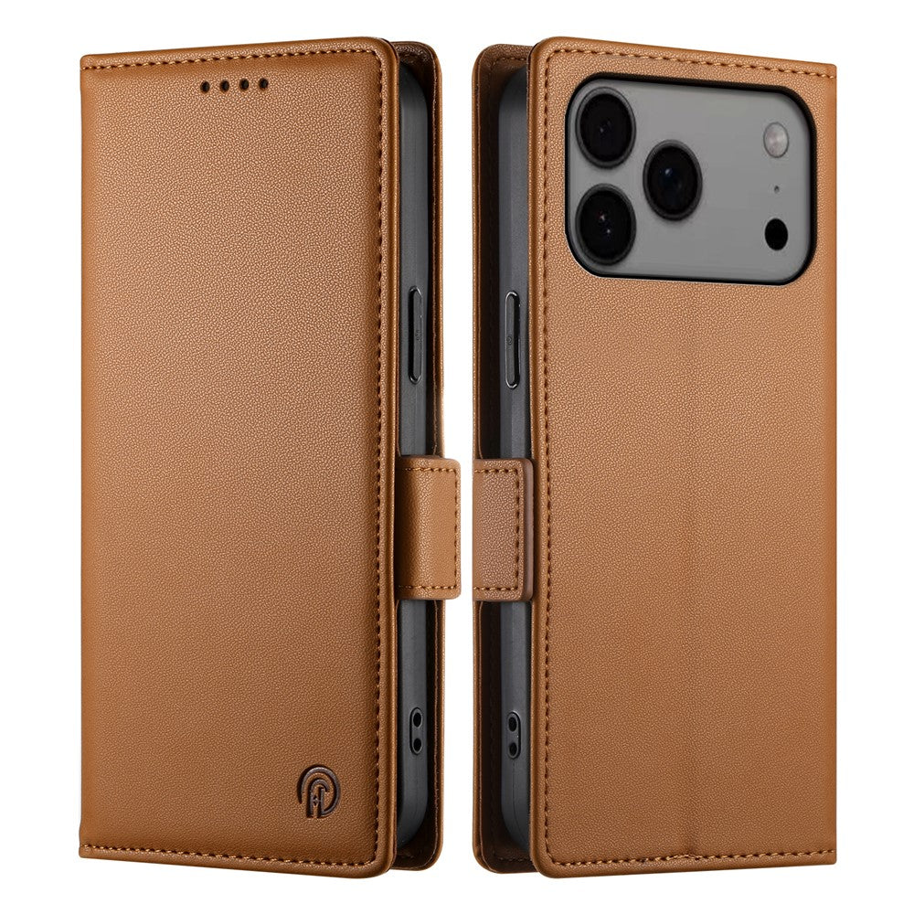 For iPhone 18 Pro Max / 17 Pro Max Stand Case PU Leather Wallet Phone Cover
