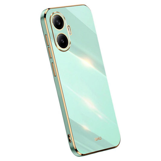 XINLI For Xiaomi Poco F7 5G / Redmi Turbo 4 Pro 5G Case TPU Phone Cover with Electroplating Frame