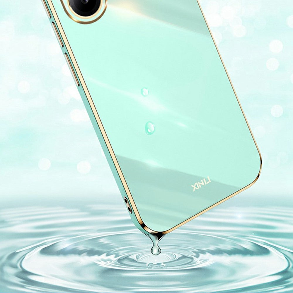 XINLI For Xiaomi Poco F7 5G / Redmi Turbo 4 Pro 5G Case TPU Phone Cover with Electroplating Frame