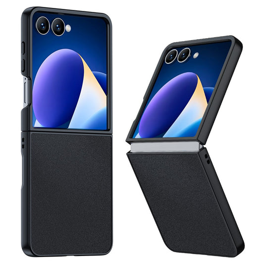 Galaxy Z Flip7 5G – Handyhülle aus Kunststoff und PU-Leder, stoßfest