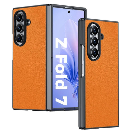 Galaxy Z Fold7 5G – Handyhülle aus Kunststoff und PU-Leder, stoßfest