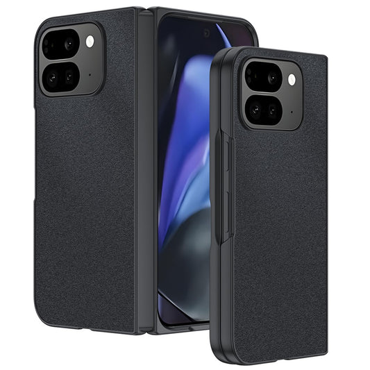 Google Pixel 10 Pro Fold Handyhülle – Fall PU-Leder beschichtete PC Fallschutz-FaltHandyhülle