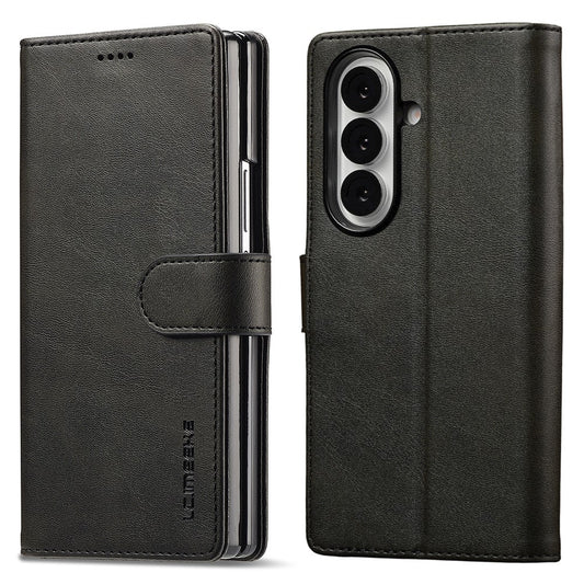 Galaxy Z Fold7 5G – Wallet-Handyhülle aus PU-Leder und TPU, mit Ständer