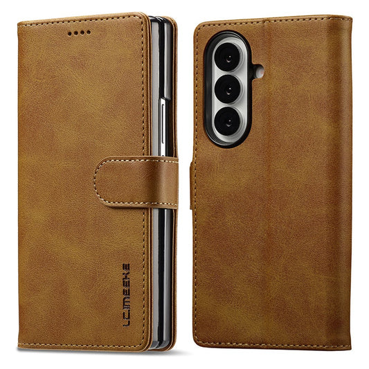 Galaxy Z Fold7 5G – Wallet-Handyhülle aus PU-Leder und TPU, mit Ständer