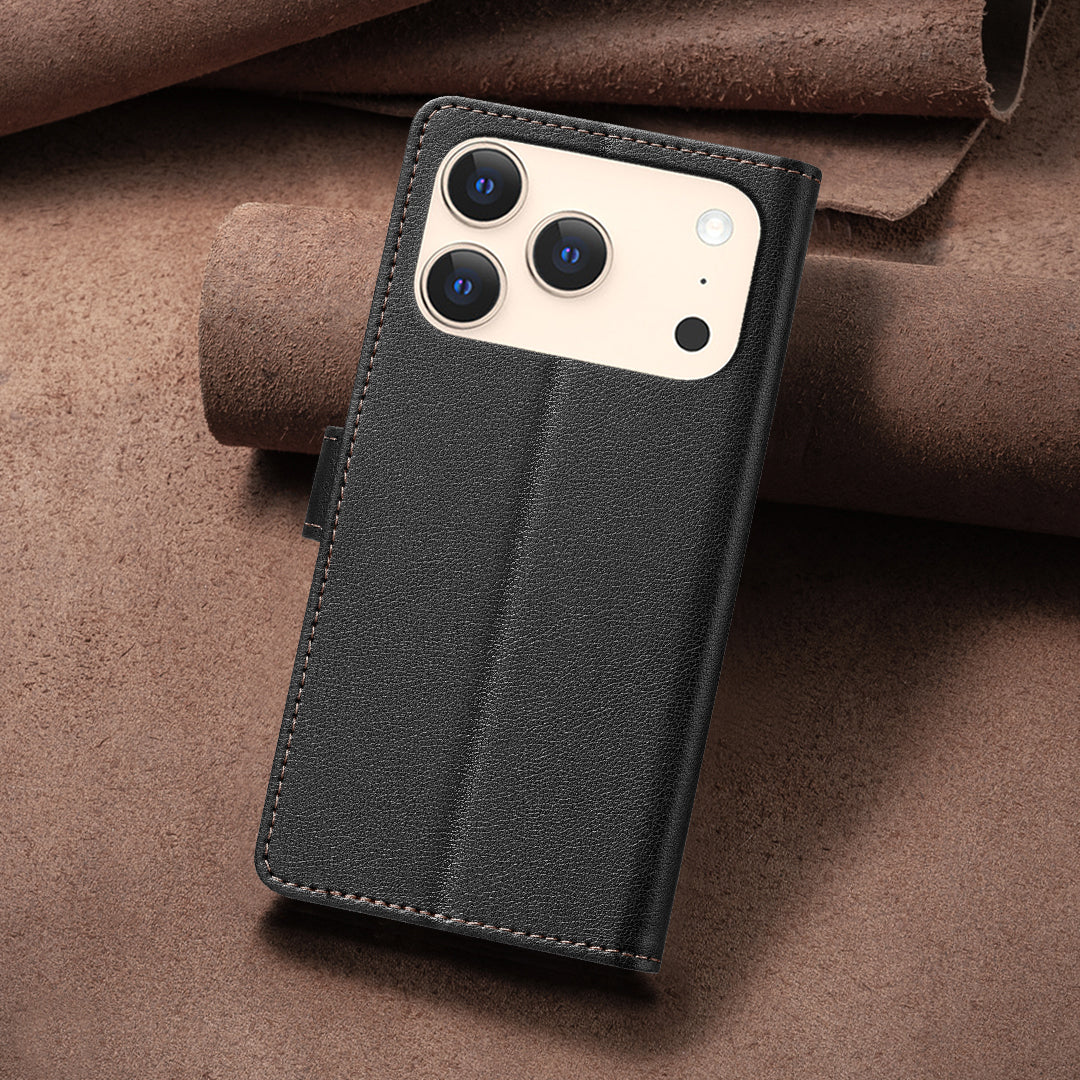 BINFEN COLOR For iPhone 18 Pro Max / 17 Pro Max Leather Case  BF32 Wallet RFID Blocking Phone Cover