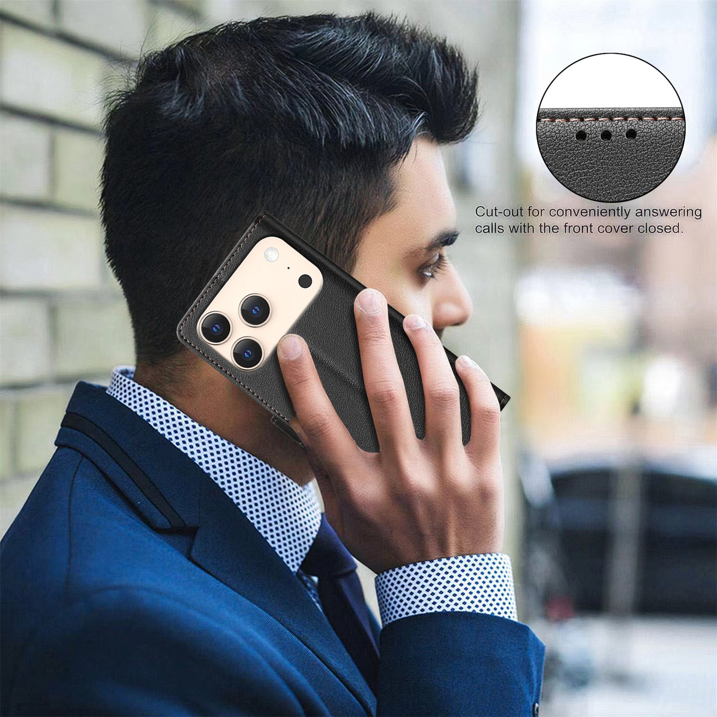 BINFEN COLOR For iPhone 18 Pro Max / 17 Pro Max Leather Case  BF32 Wallet RFID Blocking Phone Cover