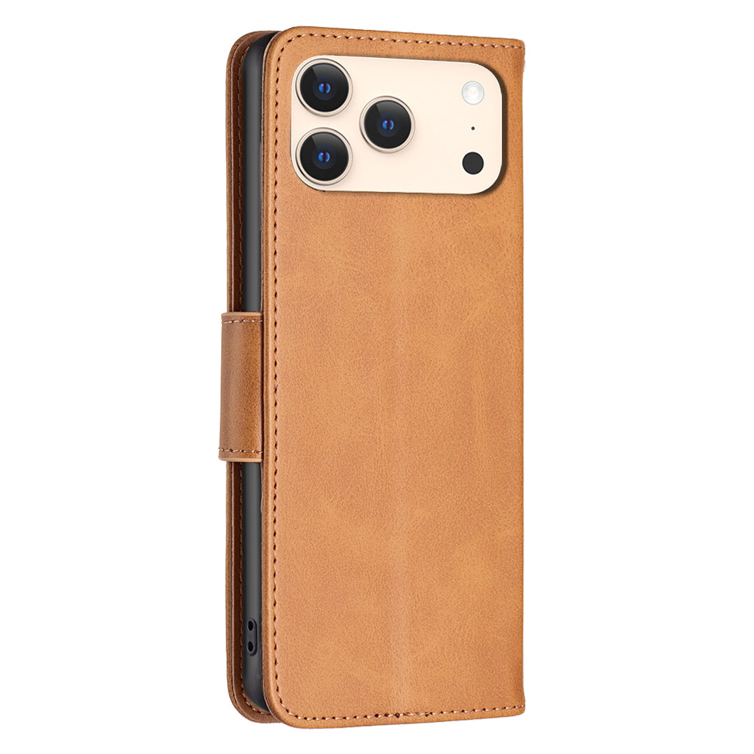For iPhone 18 Pro Max / 17 Pro Max Case Shockproof PU Leather Cover with Wallet Card Slots