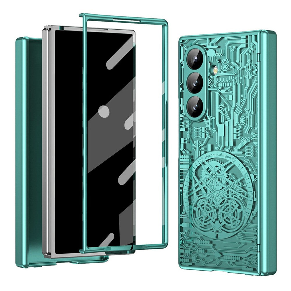 Galaxy Z Fold7 5G Mechanical Legend Series Schutzhülle – Robust, mit Schutzfolie aus gehärtetem Glas