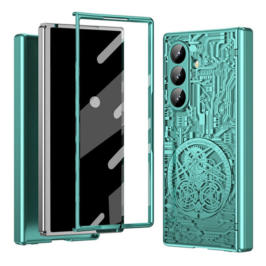 Galaxy Z Fold7 5G Mechanical Legend Series Schutzhülle – Robust, mit Schutzfolie aus gehärtetem Glas