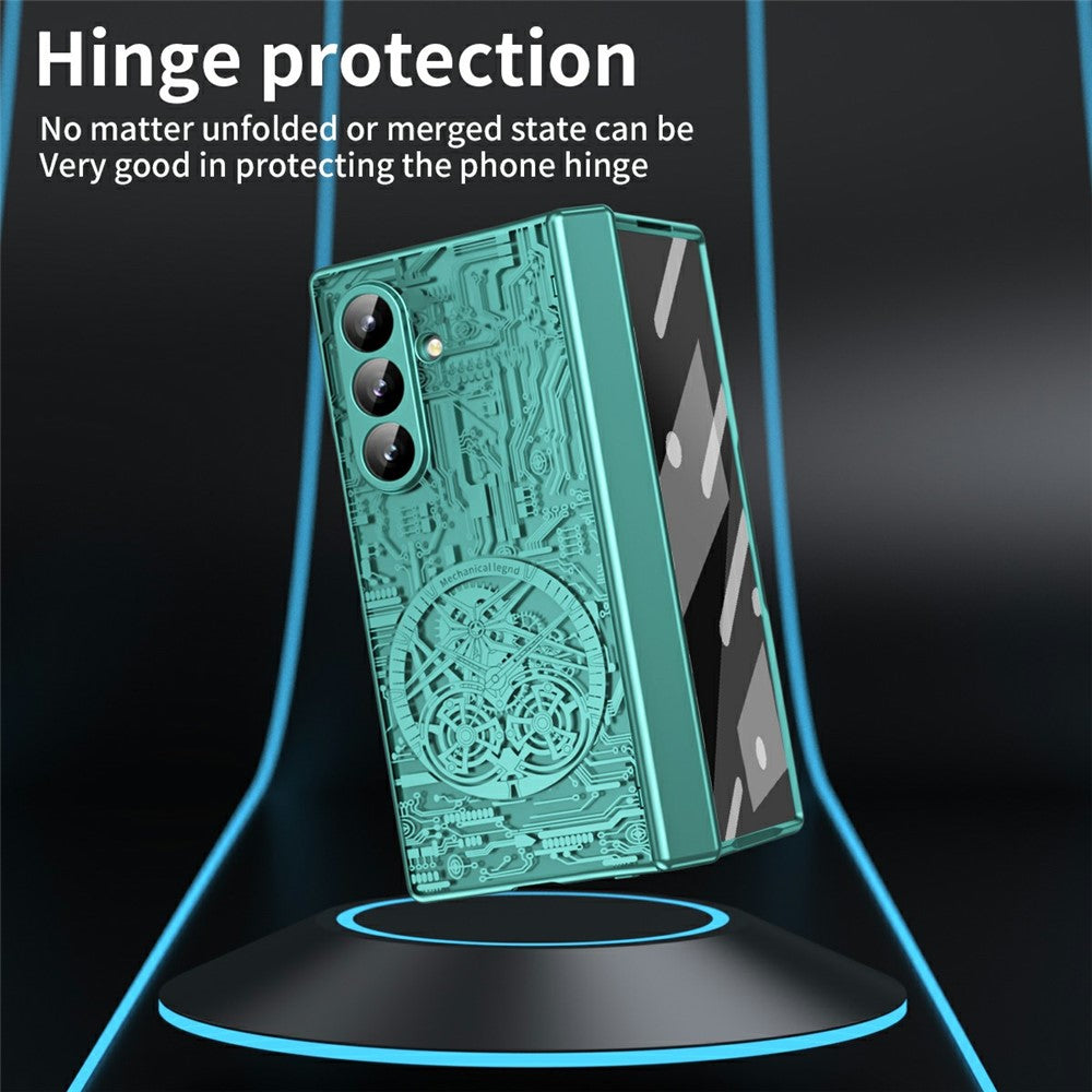Galaxy Z Fold7 5G Mechanical Legend Series Schutzhülle – Robust, mit Schutzfolie aus gehärtetem Glas