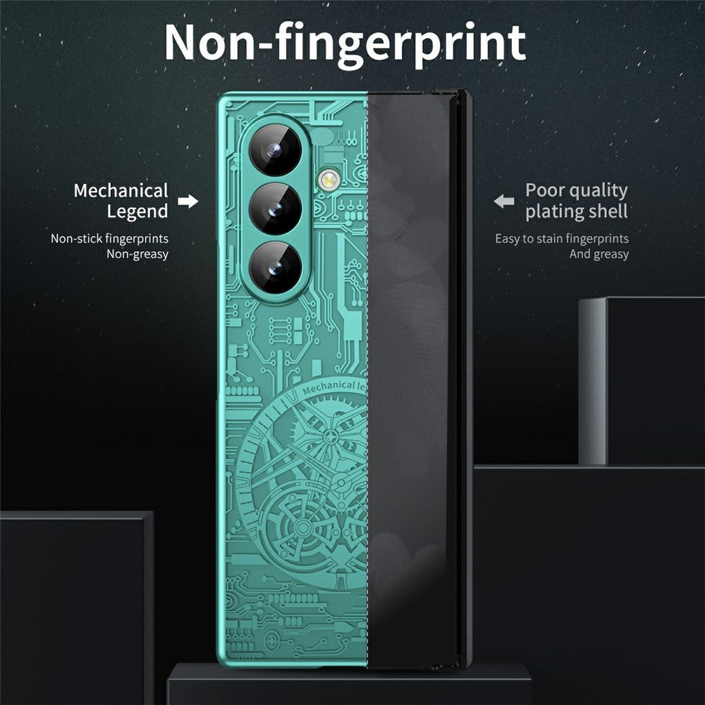 Galaxy Z Fold7 5G Mechanical Legend Series Schutzhülle – Robust, mit Schutzfolie aus gehärtetem Glas