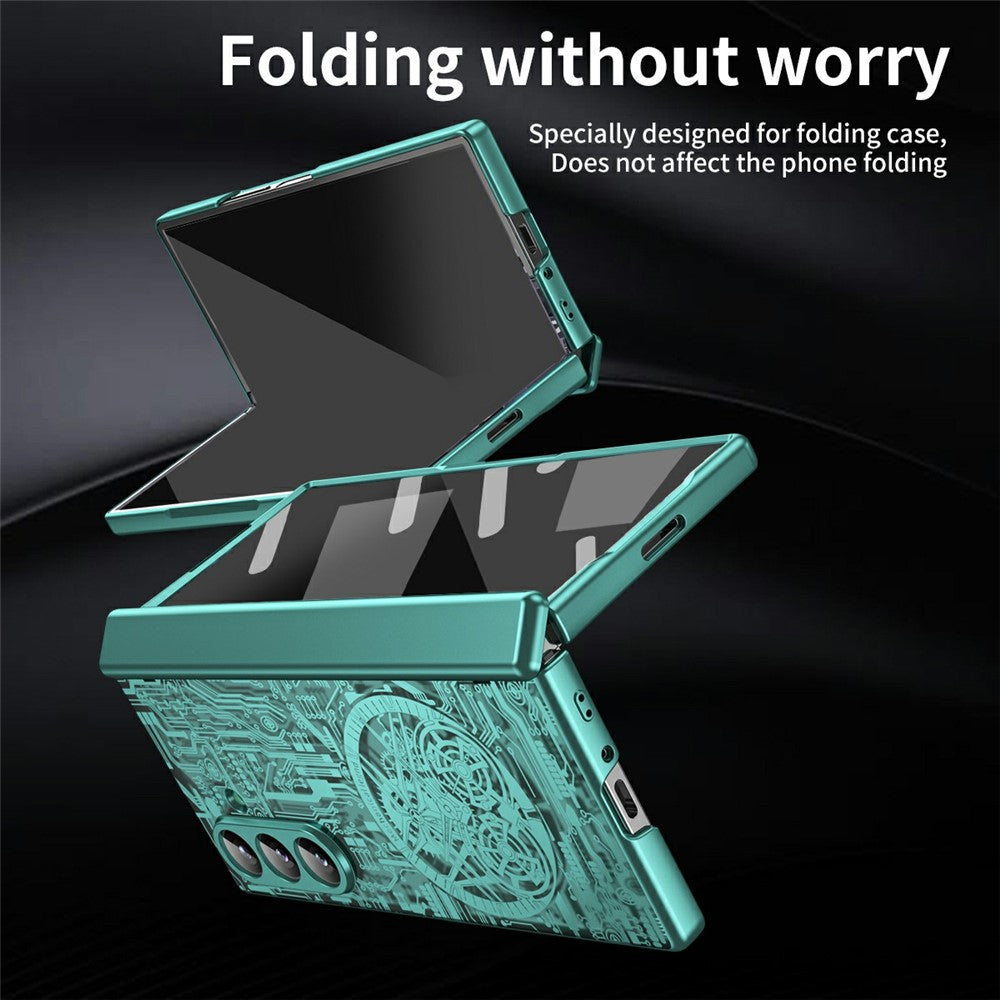 Galaxy Z Fold7 5G Mechanical Legend Series Schutzhülle – Robust, mit Schutzfolie aus gehärtetem Glas