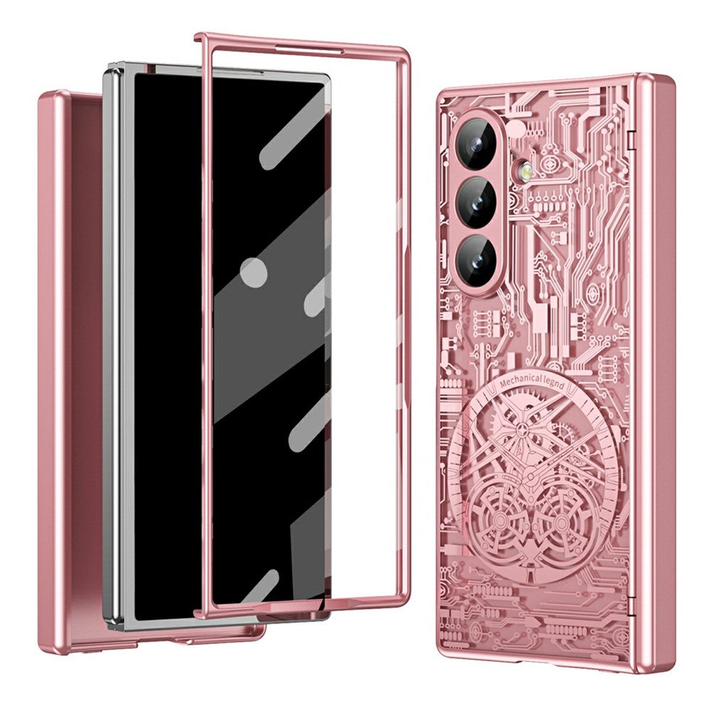 Galaxy Z Fold7 5G Mechanical Legend Series Schutzhülle – Robust, mit Schutzfolie aus gehärtetem Glas