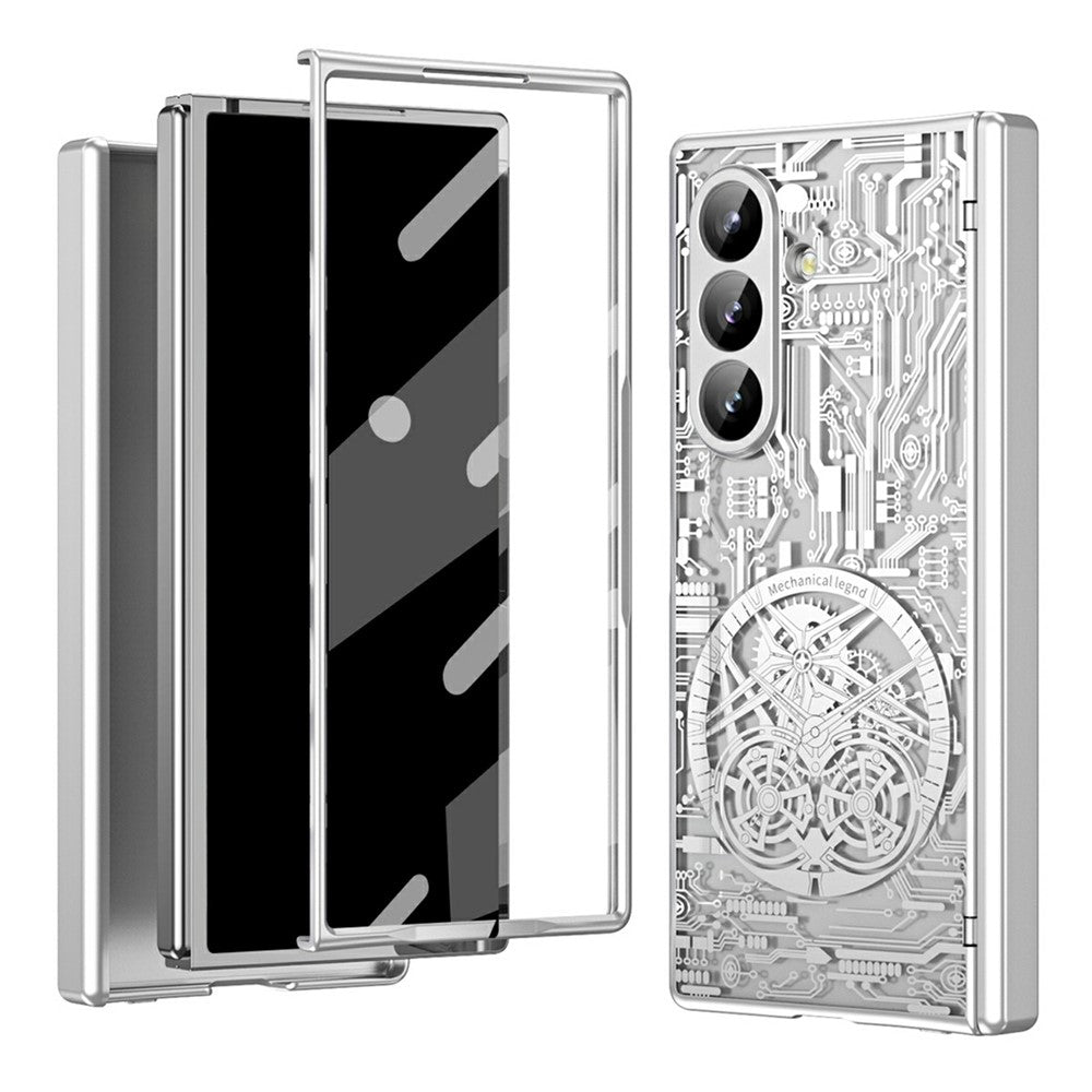 Galaxy Z Fold7 5G Mechanical Legend Series Schutzhülle – Robust, mit Schutzfolie aus gehärtetem Glas