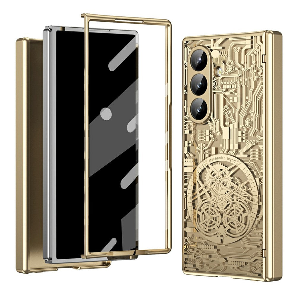 Galaxy Z Fold7 5G Mechanical Legend Series Schutzhülle – Robust, mit Schutzfolie aus gehärtetem Glas