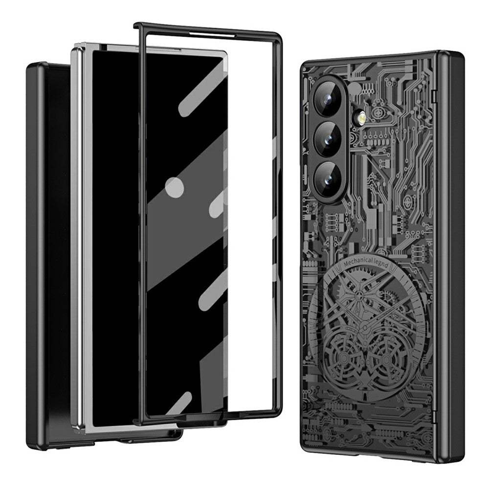 Galaxy Z Fold7 5G Mechanical Legend Series Schutzhülle – Robust, mit Schutzfolie aus gehärtetem Glas
