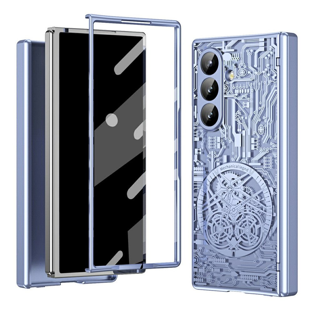 Galaxy Z Fold7 5G Mechanical Legend Series Schutzhülle – Robust, mit Schutzfolie aus gehärtetem Glas