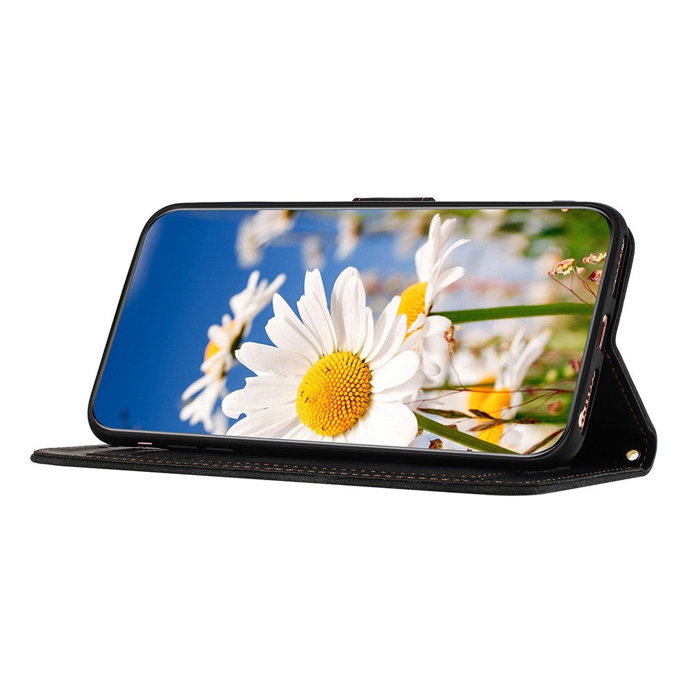 Honor 400 5G (Global) Wallet-Handyhülle – Aus PU-Leder, mit Blumenmuster & Kartenfächern