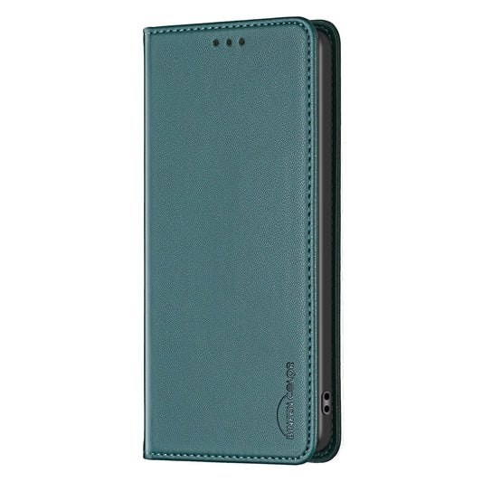 BINFEN COLOR For iPhone 18 Pro Max / 17 Pro Max Leather Case  BF18 Phone Stand Cover with Card Slots