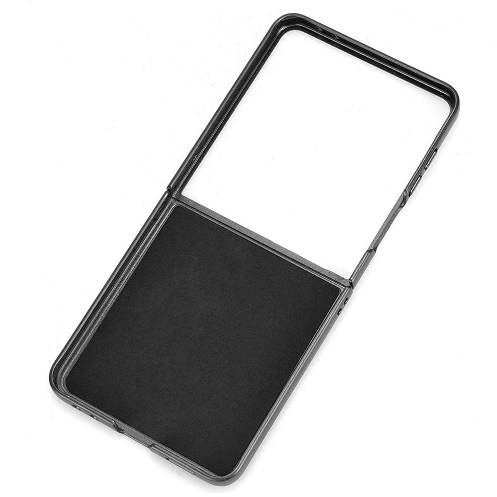 Galaxy Z Flip7 5G Schutzhülle – mit Litchi-Leder-Beschichtung