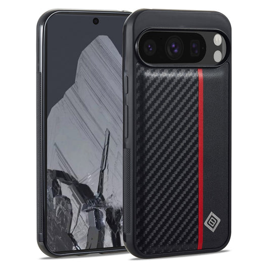 Pixel 10 Pro / 10 / 9 Pro / 9 Stoßfeste Hülle - Carbonfaser-Optik