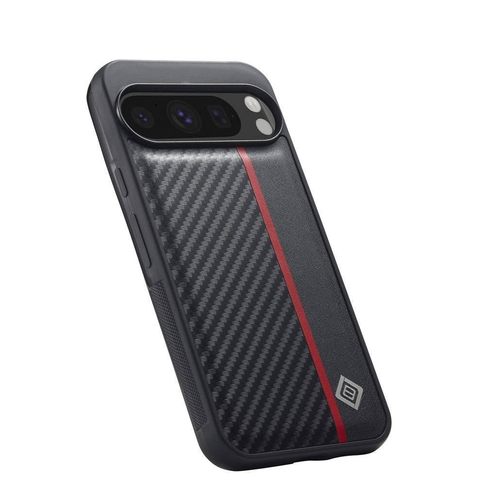 Pixel 10 Pro / 10 / 9 Pro / 9 Stoßfeste Hülle - Carbonfaser-Optik