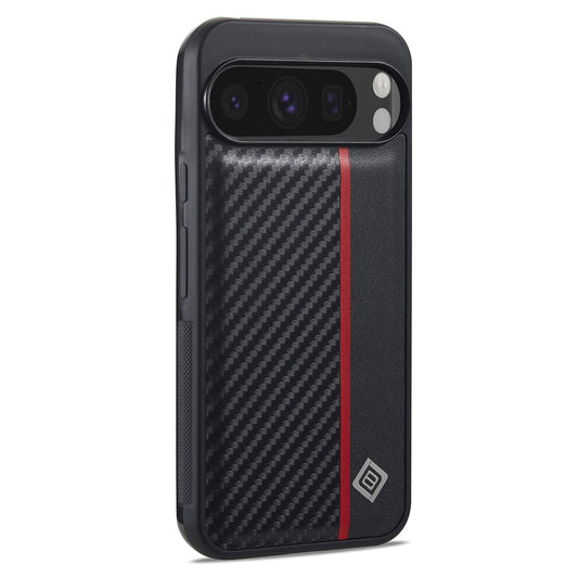 Pixel 10 Pro XL Stoßfeste Hülle - Carbonfaser-Optik