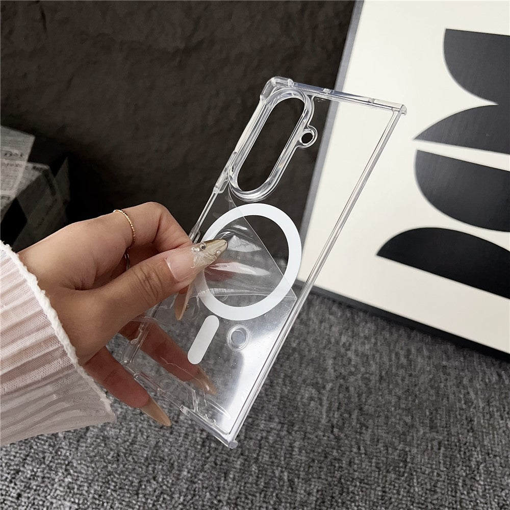 Galaxy Z Fold7 5G Schutzhülle – MagSafe-kompatibel, stoßfest & transparent