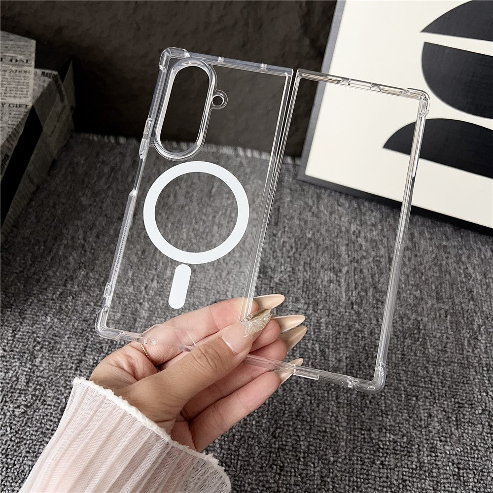 Galaxy Z Fold7 5G Schutzhülle – MagSafe-kompatibel, stoßfest & transparent