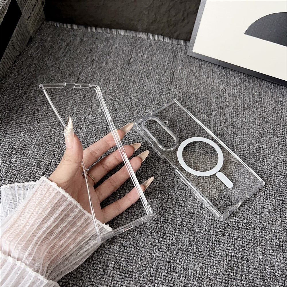 Galaxy Z Fold7 5G Schutzhülle – MagSafe-kompatibel, stoßfest & transparent