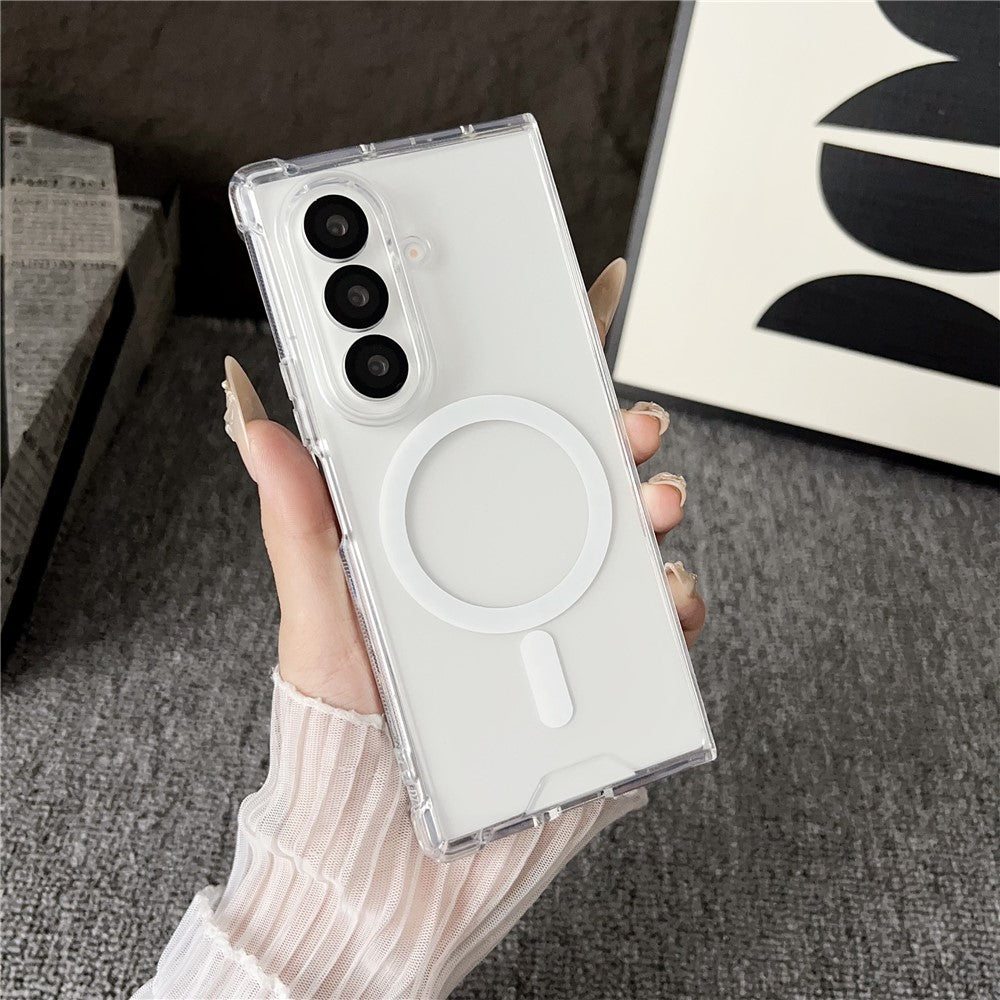 Galaxy Z Fold7 5G Schutzhülle – MagSafe-kompatibel, stoßfest & transparent