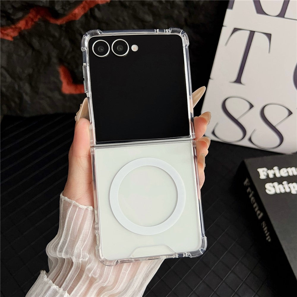 Galaxy Z Flip7 5G Schutzhülle – MagSafe-kompatibel, stoßfest & transparent