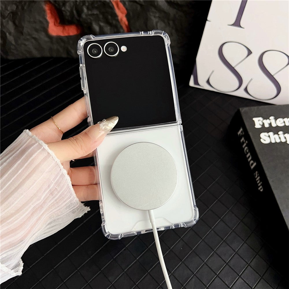 Galaxy Z Flip7 5G Schutzhülle – MagSafe-kompatibel, stoßfest & transparent